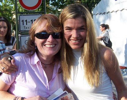 ..Anke and me (sunglasses on and off..hihi), September, 23rd 2006 in Baden-Baden