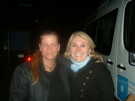 Berit Fridahl & me backstage after the Heather Nova gig in Stuttgart, 10/22/08. Although they didn't play 'Sugar' that night - a smiling, happy and thankful Jasmin next to her female guitar heroe;-)