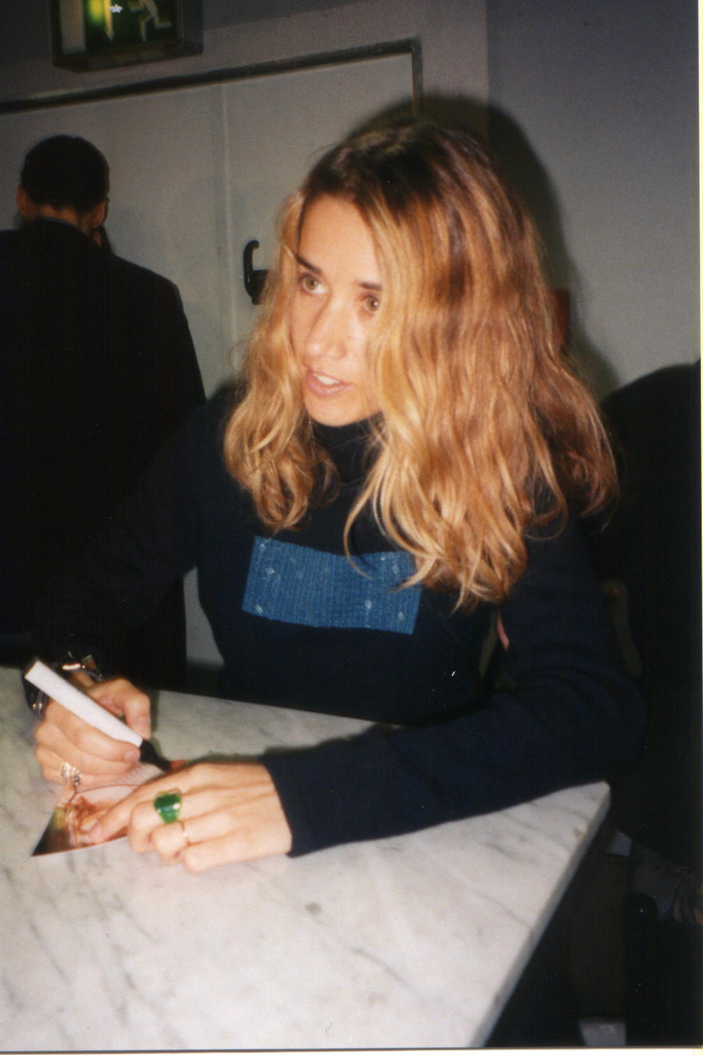 signing session with Heather Nova, November, 5th 1998, PRINZ-Medienhaus, Mannheim