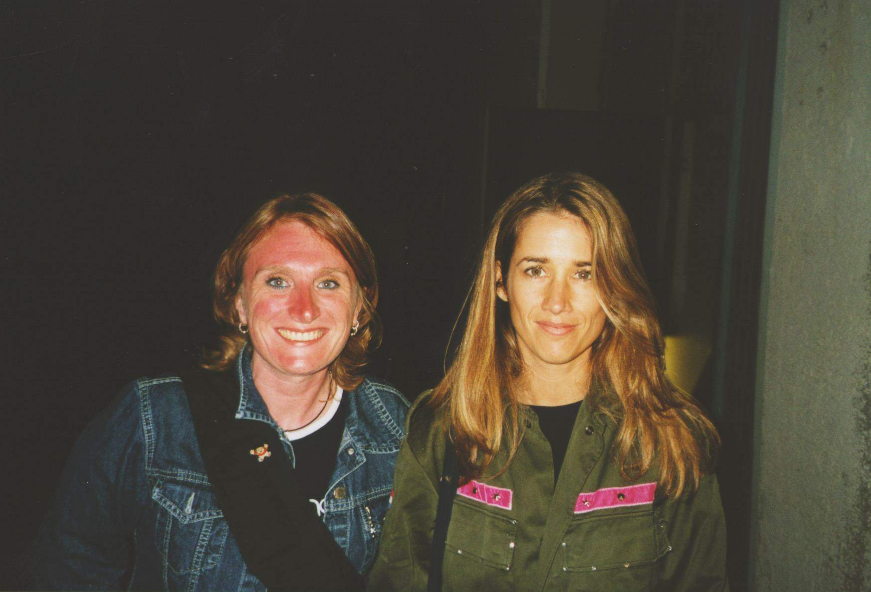 sun-burned Jasmin with lovely Heather Nova, July, 7th 2002, Kaufbeuren