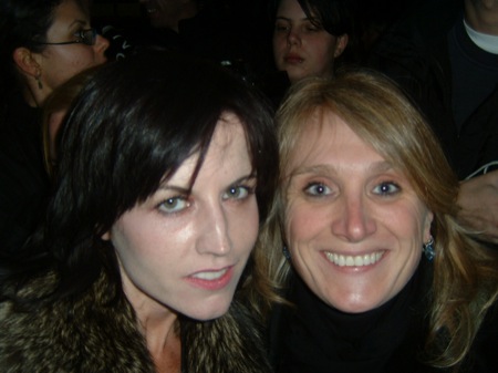 ...meeting Dolores O'Riordan, voice of The Cranberries, in real good mood after her gig in Mannheim, Alte Feuerwache, Nov. 16th 2007